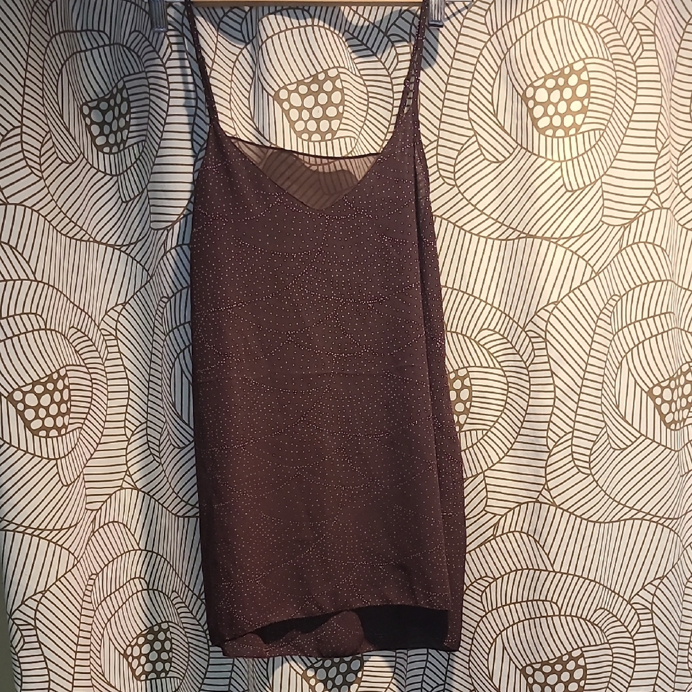 Monk & Lou Polka Dot Spaghetti Strap Top
